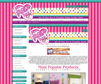 Monamelisadesigns.com(Personalized Growth Charts) Screenshot