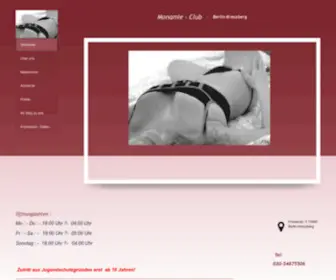 Monamie-Club.de(Startseite) Screenshot