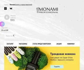 Monamiprofessional.com(монами гель) Screenshot