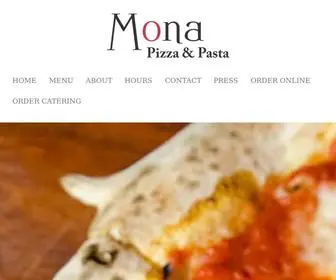 Monapizzaandpastatogo.com(Mona Pizza & Pasta Restaurant) Screenshot