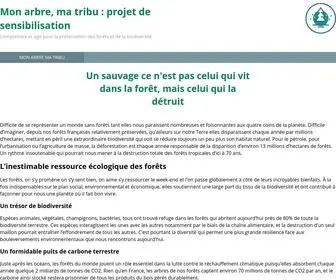 Monarbre-Matribu.com(Mon Arbre) Screenshot