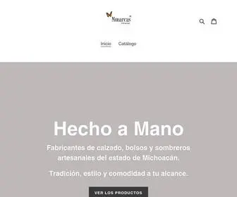 Monarcasartesanias.com(Artesanías) Screenshot