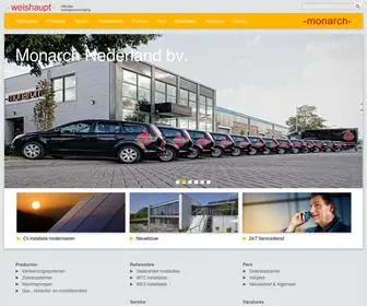 Monarch.nl(Een van de leidinggevende ondernemingen voor branders) Screenshot