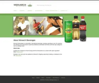 Monarchbeverages.com(Monarch Beverages) Screenshot