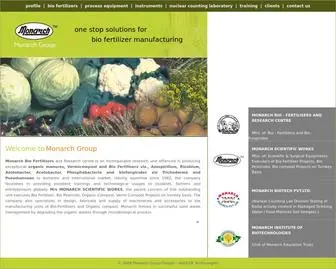 Monarchbio.co.in(Monarch Bio Fertilisers and Research centre) Screenshot