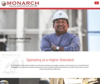 Monarchcement.com(Monarch Cement Company) Screenshot