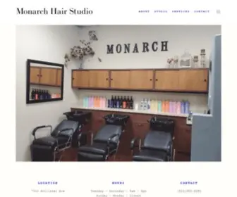 Monarchhairstudios.com(Monarch Hair Studio) Screenshot