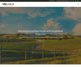 Monarchhomesandland.com(Monarch Homes and Land) Screenshot