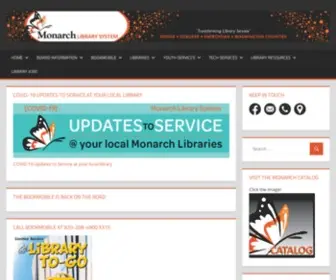 Monarchlibraries.org(Resources for libraries in Dodge) Screenshot