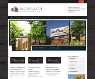 Monarchnm.com(Monarch properties) Screenshot