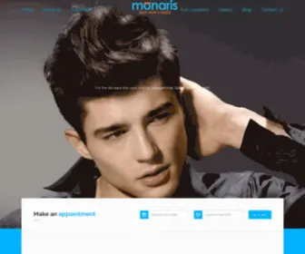 Monarishairstudio.com(Non Surgical Hair Replacement in India) Screenshot