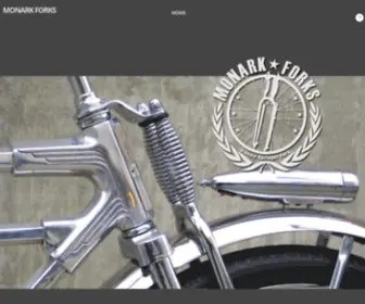 Monarkforks.com(Our dual springer bicycle fork) Screenshot