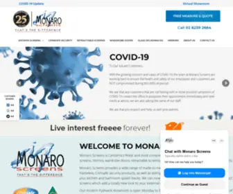 Monaroscreens.com.au(Monaro Screens) Screenshot