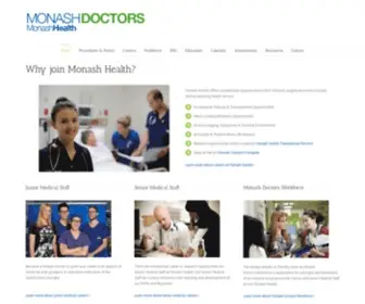 Monashdoctors.org(Monash Health Doctors) Screenshot
