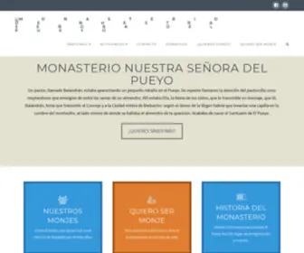 Monasteriodelpueyo.org(Monasterio Nuestra Señora del Pueyo) Screenshot