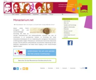 Monasterium.net(ICARUS) Screenshot