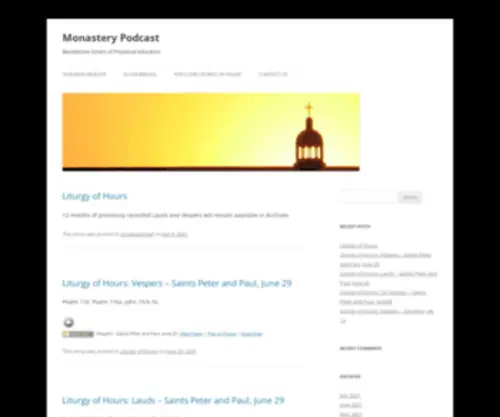 Monasterypodcast.com(Monastery Podcast) Screenshot