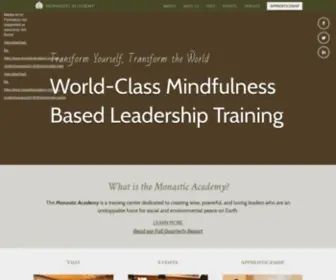 Monasticacademy.com(The Monastic Academy) Screenshot