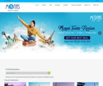 Monastours.com(Monas Tours) Screenshot