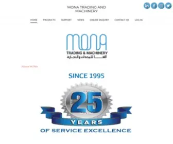 Monatm.com(MONA TRADING AND MACHINERY) Screenshot