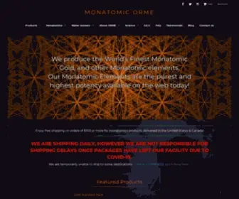 Monatomic-Orme.com(Monatomic Orme) Screenshot