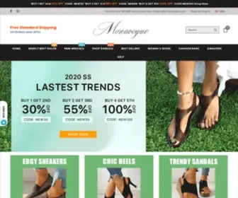 Monavogue.com(Shop Boots) Screenshot