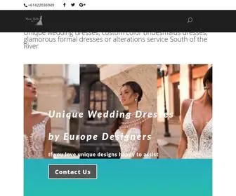 Monbellebridal.com.au(Wedding Dress Bridesmaid Dresses or Formal Dresses Perth) Screenshot