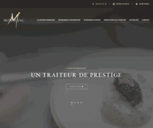 Monblanc-Traiteur.com(La Maison Monblanc Traiteur) Screenshot