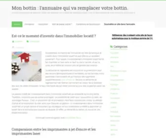 Monbottin.fr(Mon bottin) Screenshot