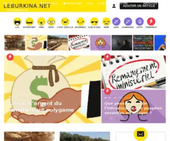 Monburkina.com(Accueil) Screenshot