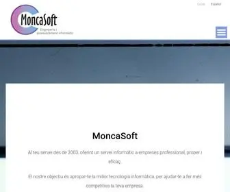 Moncasoft.com(Inici) Screenshot