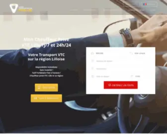 Monchauffeurprive-Lille.fr(Mon Chauffeur privé VTC Lille) Screenshot