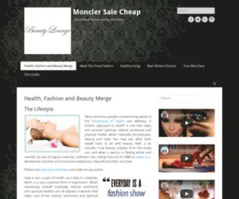 Monclersalecheap.com(Fashion and Beauty Merge) Screenshot