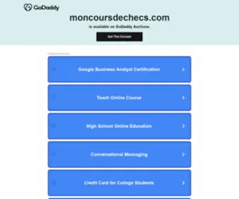 Moncoursdechecs.com(échecs) Screenshot