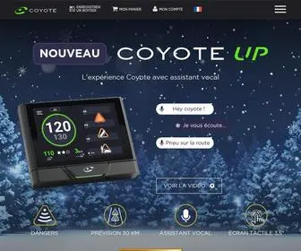 Moncoyote.com(L’assistant d'aide à la conduite et application GPS Coyote) Screenshot