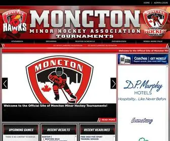 Monctontournaments.ca(Moncton Minor Hockey Tournaments) Screenshot