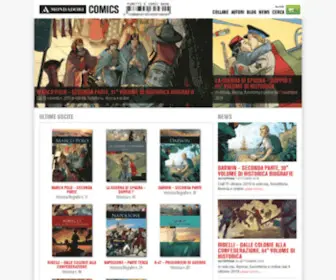 Mondadoricomics.it(Mondadori Comics) Screenshot