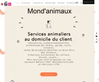 Mondanimaux.com(Mond'animaux) Screenshot