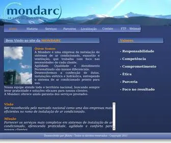 Mondarc.com.br(Sistemas de Ar Condicionado Mondarc) Screenshot