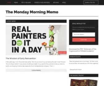 Mondaymorningmemo.com(The Monday Morning Memo) Screenshot