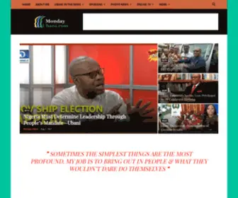 Mondayubani.com(Barrister Monday Ubani) Screenshot