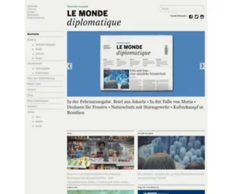 Monde-Diplomatique.de(LMd) Screenshot