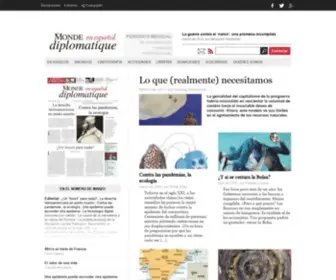 Monde-Diplomatique.es(Le Monde diplomatique en español) Screenshot