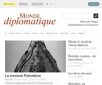 Monde-Diplomatique.fr(Le Monde diplomatique) Screenshot