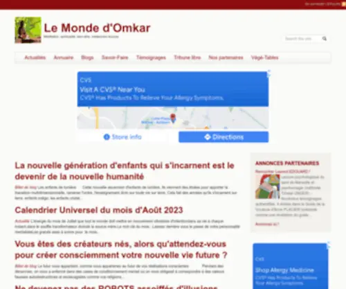 Monde-Omkar.com(Méditation) Screenshot