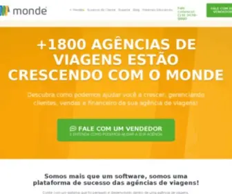 Monde.com.br(Sistema de gestão das agências de viagens) Screenshot