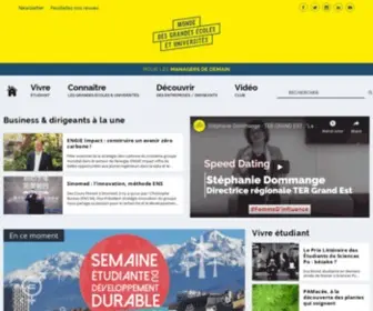 Mondedesgrandesecoles.fr(Monde des grandes écoles et universités) Screenshot
