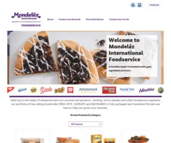 Mondelezcanadafoodservice.ca(Mondelez Canada Foodservice) Screenshot