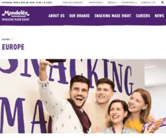 Mondelezinternational.no(Mondelēz International) Screenshot