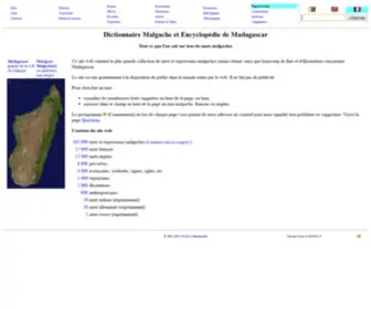 Mondemalgache.org(Madagascar) Screenshot